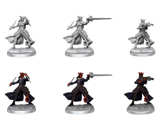 DND FRAMEWORKS: TIEFLING ROGUE FEMALE